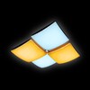 Миниатюра фото потолочный светодиодный светильник ambrella light orbital parrus fp2324 wh 128w d480*480 | 220svet.ru