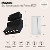 Миниатюра фото трековый светодиодный светильник maytoni track lamps tr015-2-10w4k-b | 220svet.ru