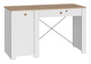 Миниатюра фото компьютерный стол woodville джастин дуб белый 564843 | 220svet.ru