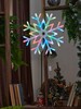 Миниатюра фото подвесной светодиодный светильник «снежинка» (ul-00007250) uniel uld-h4040-048/dta rgb ip20 snowflake | 220svet.ru