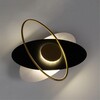 Миниатюра фото настенный светодиодный светильник arte lamp mars a2605ap-7bk | 220svet.ru