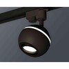 Миниатюра фото комплект трекового светильника ambrella light xt1102021 sbk/pbk черный песок/черный полированный (a2521, c1102, n7002) | 220svet.ru