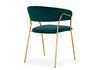 Миниатюра фото стул woodville kamelia 1 green / gold 15472 | 220svet.ru