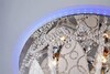 Миниатюра фото потолочный светильник eurosvet диско 80100/8 хром/голубой | 220svet.ru