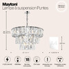 Миниатюра фото подвесная люстра maytoni puntes mod043pl-18ch | 220svet.ru