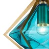 Миниатюра фото подвесной светильник indigo vista 11012/b/1p blue v000319 | 220svet.ru