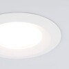 Миниатюра фото встраиваемый светильник elektrostandard белый 4690389168642 | 220svet.ru