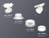 Миниатюра фото комплект трекового светильника ambrella light track system xt (a2524, a2105, c8101, n8433) xt8101023 | 220svet.ru