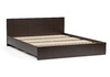 Миниатюра фото кровать woodville адайн 160х200 венге / венге 507385 | 220svet.ru