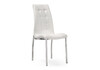 Миниатюра фото стул на металлокаркасе woodville dc2-092-2 белый /хром 15733 | 220svet.ru