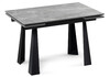 Миниатюра фото стол woodville бэйнбрук серый мрамор / графит 530825 | 220svet.ru