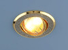 Миниатюра фото встраиваемый светильник elektrostandard 611 mr16 sl/gd серебряный блеск/золото 4690389000119 | 220svet.ru