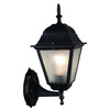 Миниатюра фото уличный настенный светильник arte lamp bremen a1011al-1bk | 220svet.ru