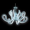 Миниатюра фото потолочная светодиодная люстра ambrella light orbital classic fk81/6 wh 292w d640 | 220svet.ru