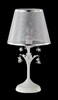 Миниатюра фото настольная лампа crystal lux cristina lg1 white | 220svet.ru