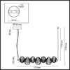 Миниатюра фото подвесной светильник светодиодный odeon light bruco 5095/24l латунный | 220svet.ru