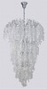 Миниатюра фото подвесная люстра crystal lux barcelona sp33 silver | 220svet.ru