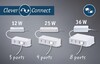 Миниатюра фото трансформатор на 3 мебельных светильника paulmann clever connect 12v 12w ip20 99946 | 220svet.ru