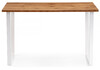 Миниатюра фото стол деревянный woodville лота лофт 140 25 мм дуб вотан / белый матовый 489651 | 220svet.ru