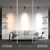 Миниатюра фото трековый магнитный светильник maytoni radity focus led tr103-4-12wtw-m-b | 220svet.ru