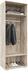 Миниатюра фото шкаф woodville шк-800 дуб крафт серый / бетонный камень 508426 | 220svet.ru