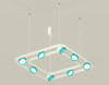 Миниатюра фото подвесной светильник с композитным хрусталем ambrella light diy spot techno xb xb9177201 | 220svet.ru