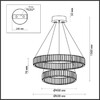 Миниатюра фото подвесной светодиодный светильник odeon light vekia 5015/60l | 220svet.ru