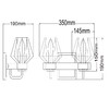 Миниатюра фото бра mw-light джестер 104022302 | 220svet.ru