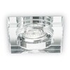Миниатюра фото встраиваемый светильник ideal lux blues square trasparente | 220svet.ru