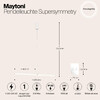 Миниатюра фото подвесной светодиодный светильник maytoni supersymmetry p096pl-l11wk1 | 220svet.ru
