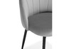 Миниатюра фото стул woodville логан светло-серый / черный 542622 | 220svet.ru