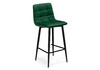 Миниатюра фото барный стул woodville чилли к зеленый / черный 533170 | 220svet.ru