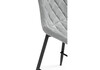 Миниатюра фото барный стул woodville баодин велюр светло-серый / черный 511152 | 220svet.ru