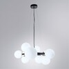 Миниатюра фото подвесная люстра arte lamp gemini a2243sp-10bk | 220svet.ru