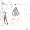Миниатюра фото подвесная люстра loft it wonderland 10405/24 | 220svet.ru