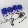 Миниатюра фото гирлянда на деревья, луч 4, 4х25м., 100м., 1000 led, 220/24b., синий, без мерцания, черный пвх провод. 05-1758 | 220svet.ru