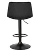 Миниатюра фото набор 2шт стул барный dobrin tailor black lm-5017-blackbase-n_b-m_v-black-13689 | 220svet.ru
