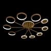 Миниатюра фото потолочная светодиодная люстра loft it megan 10164m gold | 220svet.ru