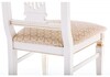 Миниатюра фото стул деревянный woodville roy w/з молочный с патиной 438340 | 220svet.ru