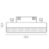 Миниатюра фото светодиодная энергосберегающая лампа gx53 12w 860lm 4000k lightstar 943124-xs | 220svet.ru