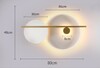 Миниатюра фото настенный светодиодный светильник inodesign round white 44.4680 | 220svet.ru