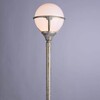 Миниатюра фото уличный светильник arte lamp monaco a1496pa-1wg | 220svet.ru