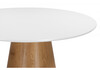 Миниатюра фото стол деревянный woodville huge 120х75 white / brown 15826 | 220svet.ru
