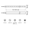 Миниатюра фото гибкий неон gauss 8w/m 120led/m 2835smd холодный белый 50m 311000308 | 220svet.ru