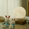 Миниатюра фото настольная лампа gauss 3d луна lv001 | 220svet.ru