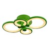 Миниатюра фото потолочная светодиодная люстра iledex ring a001/4 green | 220svet.ru