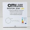 Миниатюра фото потолочный светодиодный светильник citilux бостон cl709205n | 220svet.ru