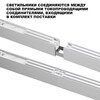 Миниатюра фото светильник линейный светодиодный novotech fatto 359604 белый | 220svet.ru