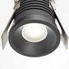 Миниатюра фото встраиваемый светодиодный светильник maytoni mini dl059-7w4k-b | 220svet.ru