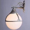Миниатюра фото уличный настенный светильник arte lamp monaco a1492al-1wg | 220svet.ru